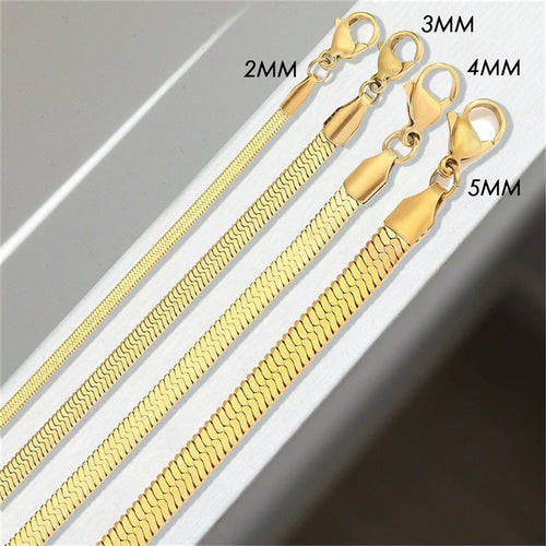 Stainless steel necklace, simple collarbone chain, women's high-end